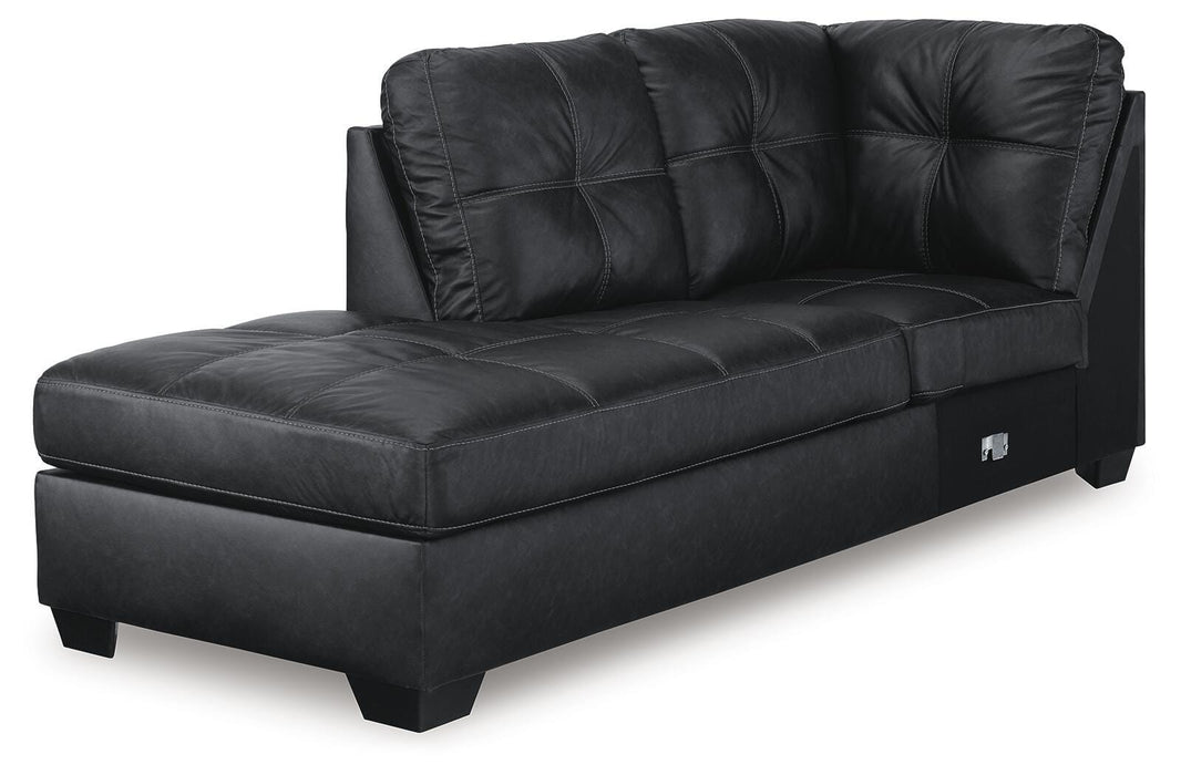 Barlin Mills Sectional with Chaise - Pierce Furniture Gallery