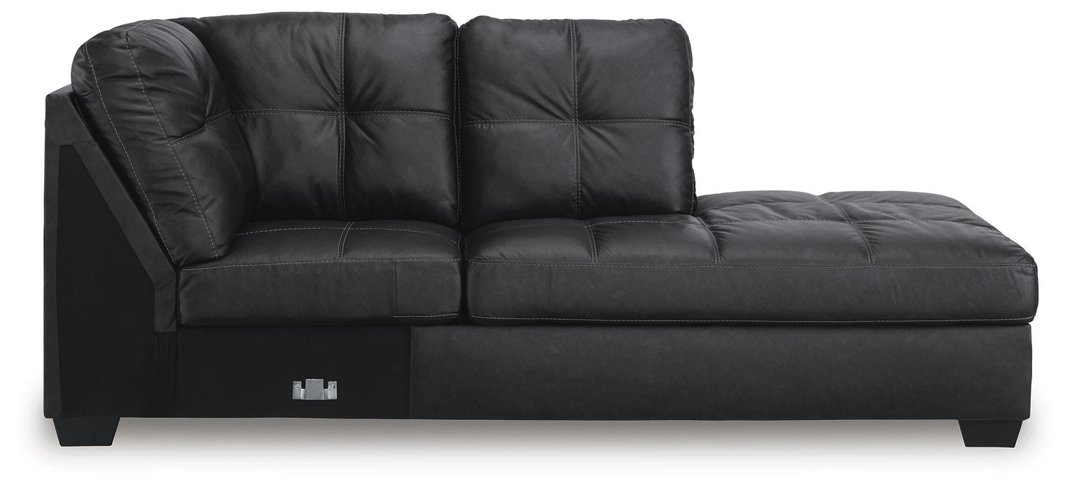Barlin Mills Sectional with Chaise - Pierce Furniture Gallery