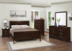 Louis Philippe 4 & 5 Piece Panel Bedroom Set with High Headboard E.king & Full - Pierce Furniture Gallery