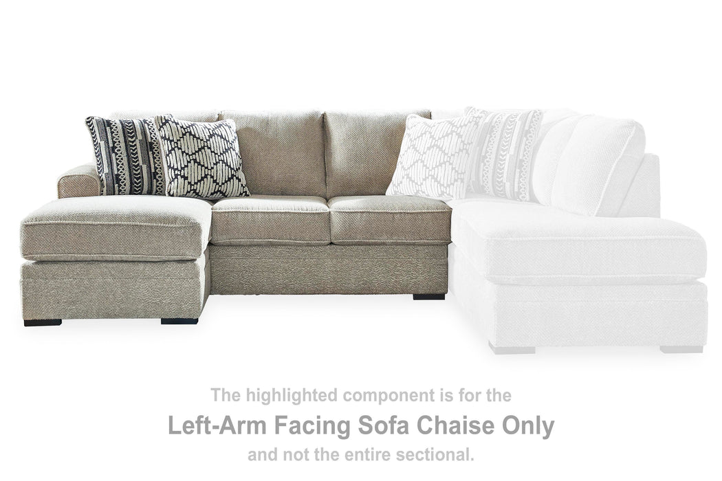 Calnita Sectional with Chaise - Pierce Furniture Gallery