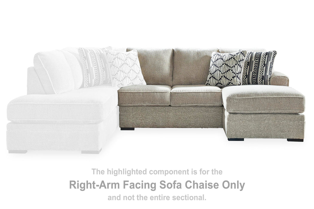 Calnita Sectional with Chaise - Pierce Furniture Gallery
