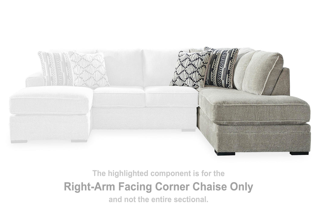 Calnita Sectional with Chaise - Pierce Furniture Gallery