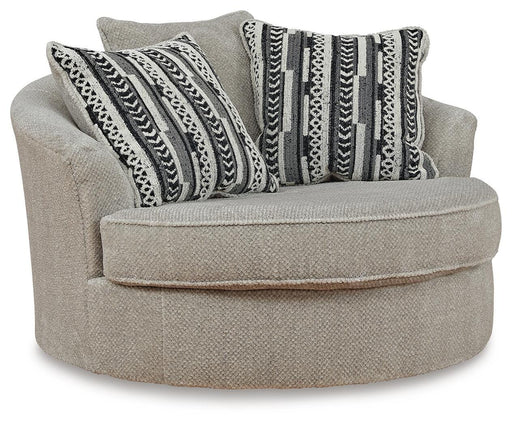 Calnita Oversized Swivel Accent Chair - Pierce Furniture Gallery