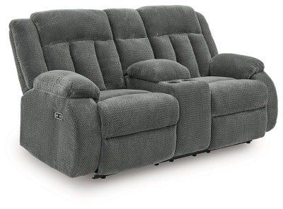 Observation Power Reclining Loveseat with Console - Pierce Furniture Gallery