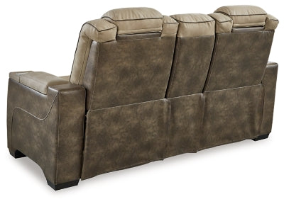 Next-Gen DuraPella Power Reclining Loveseat with Console - Pierce Furniture Gallery