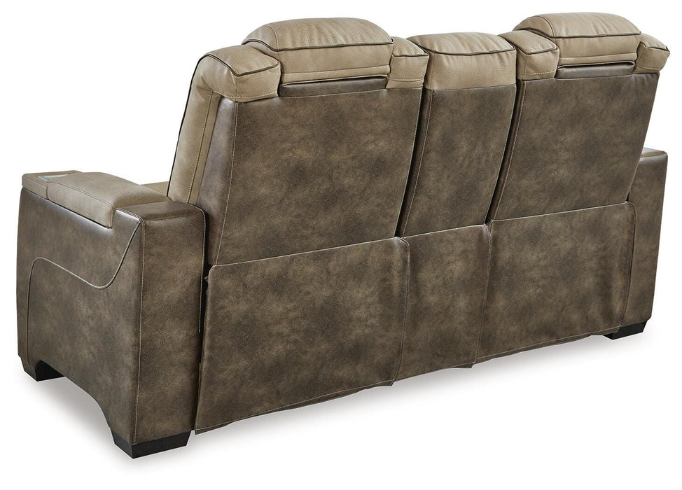 Next-Gen DuraPella Power Reclining Loveseat with Console - Pierce Furniture Gallery