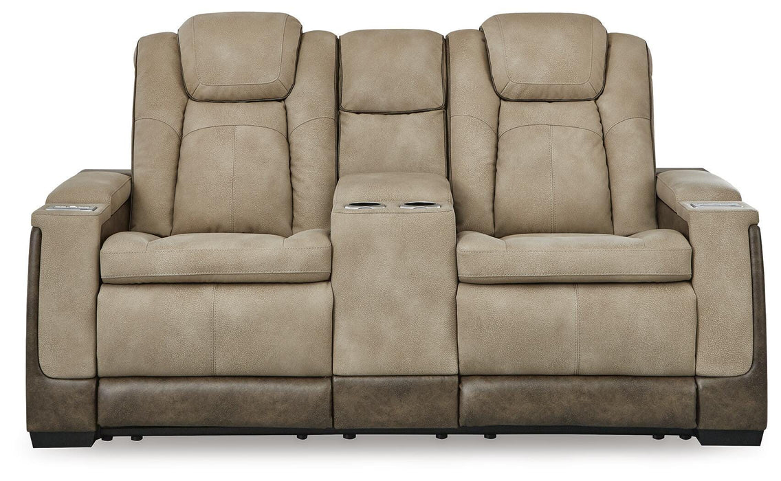 Next-Gen DuraPella Power Reclining Loveseat with Console - Pierce Furniture Gallery