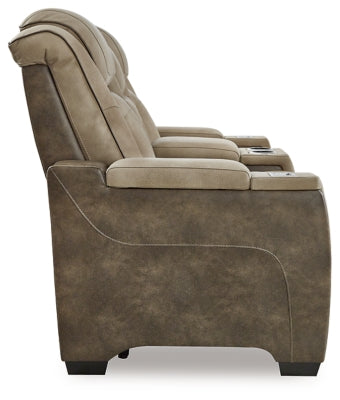 Next-Gen DuraPella Power Reclining Loveseat with Console - Pierce Furniture Gallery