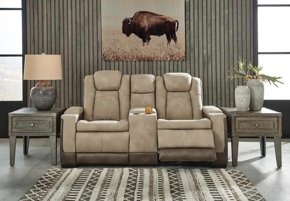 Next-Gen DuraPella Power Reclining Loveseat with Console - Pierce Furniture Gallery