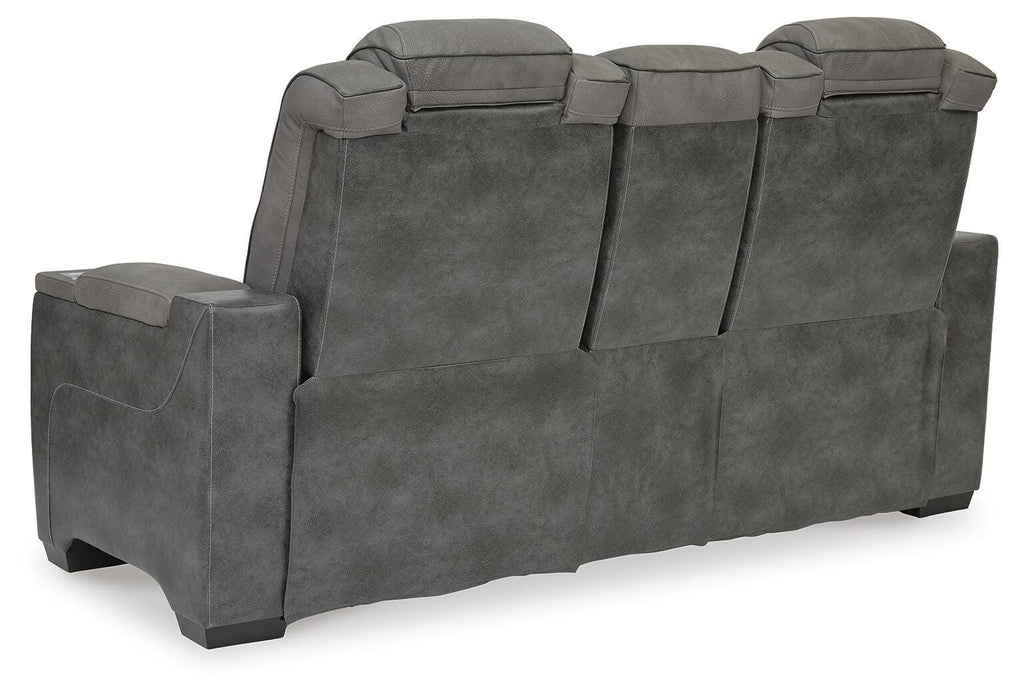 Next-Gen DuraPella Power Reclining Loveseat with Console - Pierce Furniture Gallery