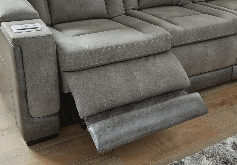 Next-Gen DuraPella Power Reclining Loveseat with Console - Pierce Furniture Gallery