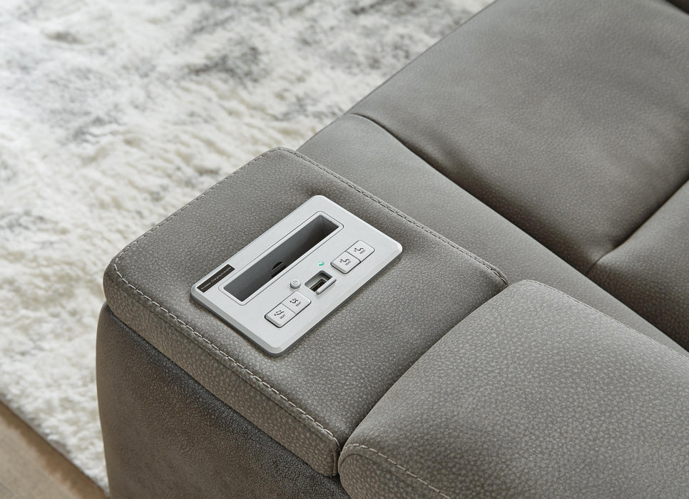 Next-Gen DuraPella Power Reclining Loveseat with Console - Pierce Furniture Gallery