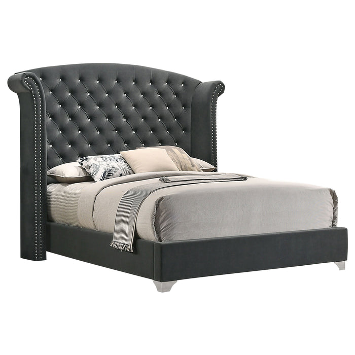 Melody Wingback Bed
