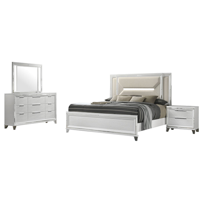 Marmore 4 Pc Bedroom Set - Pierce Furniture Gallery