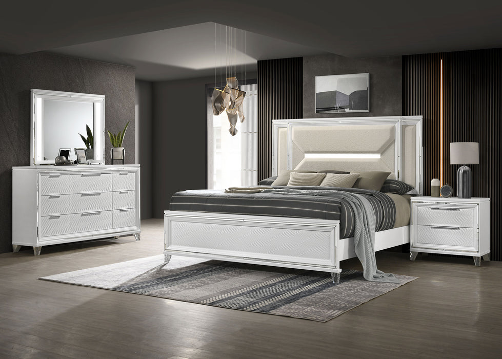 Marmore 4 Pc Bedroom Set - Pierce Furniture Gallery