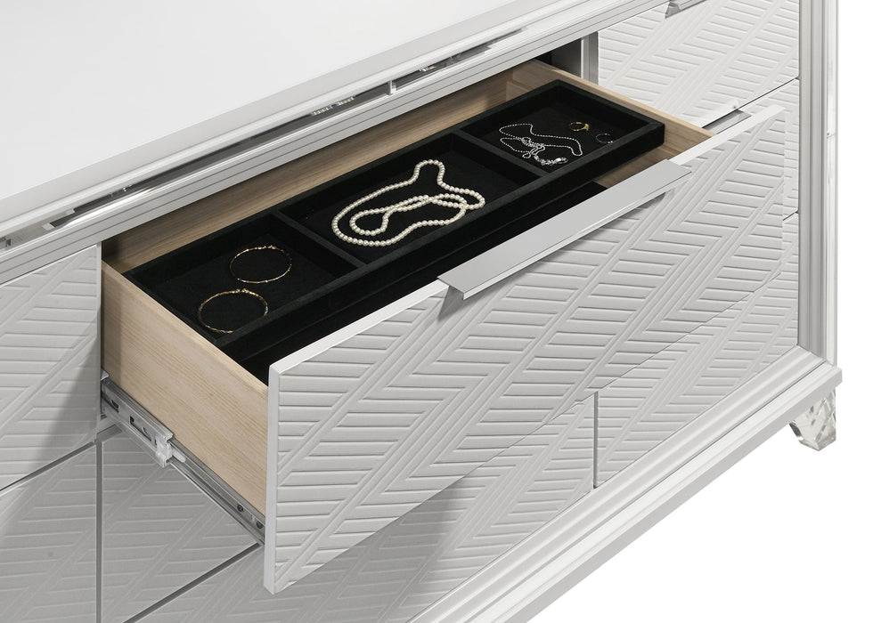 Marmore 4 Pc Bedroom Set - Pierce Furniture Gallery