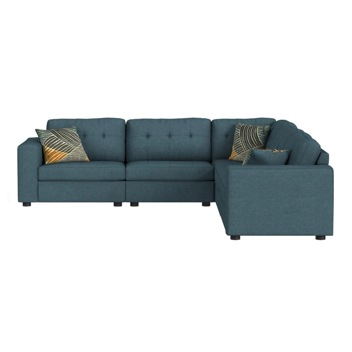 Options One Corner in Palmer Plus Teal with 1 Pillow 20"ÔøΩ