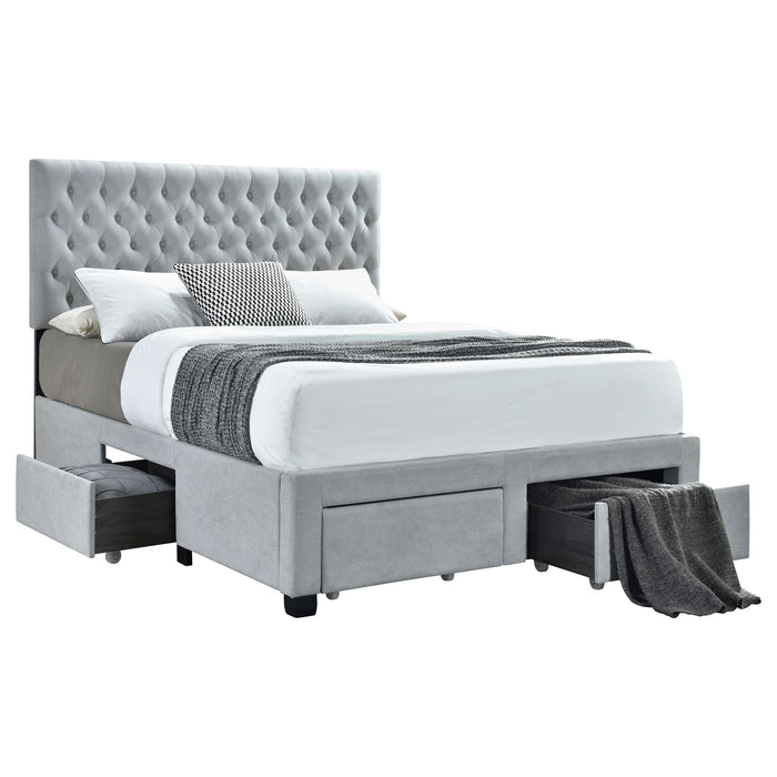 Soledad Panel Platform Storage Bed