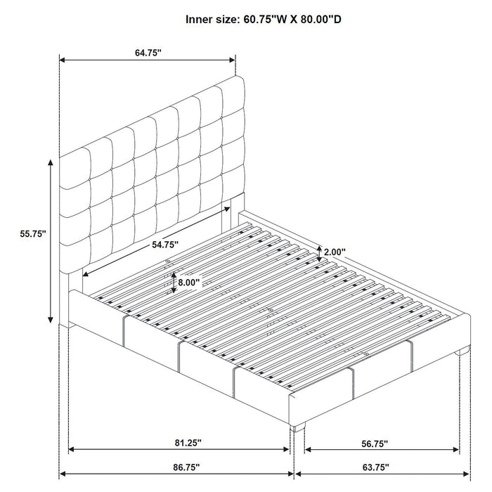 Medley Panel Platform Bed