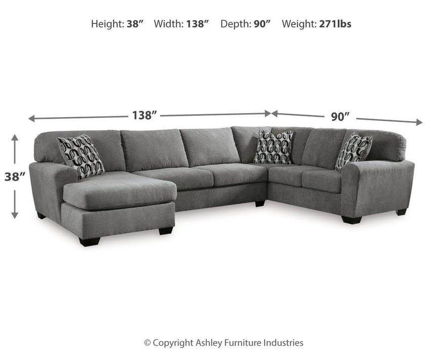 Birkdale Court Sectional with Chaise - Pierce Furniture Gallery