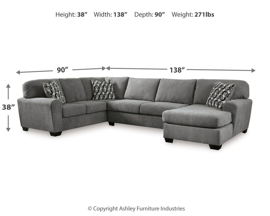 Birkdale Court Sectional with Chaise - Pierce Furniture Gallery