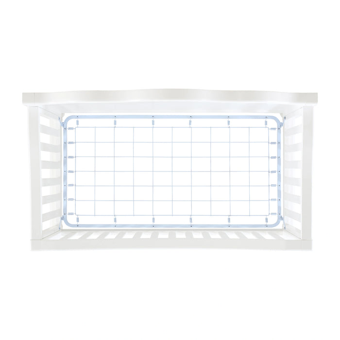 Alana Crib with Guardrails in White