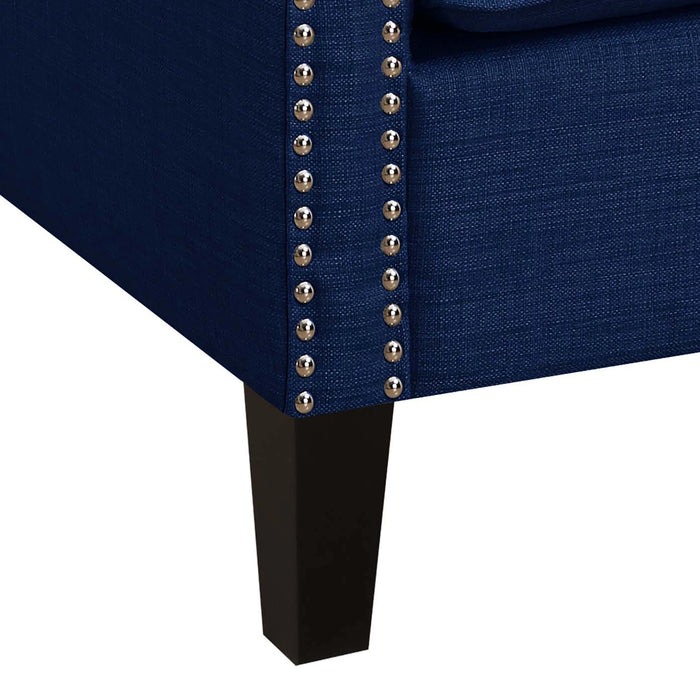 Erica 497 Chair W/Chrome Nails Heirloom Blue (ISTA 3)