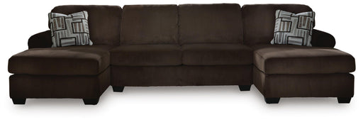 Kimlee Sectional with Double Chaise - Pierce Furniture Gallery