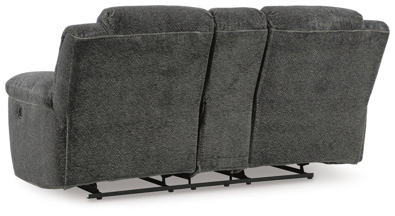 Frohn Reclining Loveseat with Console - Pierce Furniture Gallery