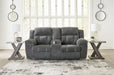 Frohn Reclining Loveseat with Console - Pierce Furniture Gallery