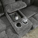 Frohn Reclining Loveseat with Console - Pierce Furniture Gallery