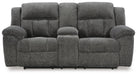 Frohn Reclining Loveseat with Console - Pierce Furniture Gallery