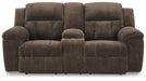 Frohn Reclining Loveseat with Console - Pierce Furniture Gallery