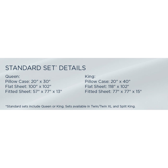 TEMPUR Rayon from Bamboo Sheet Set Sandstone
