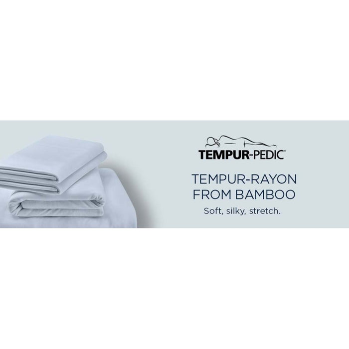 TEMPUR Rayon from Bamboo Sheet Set Vintage Indigo