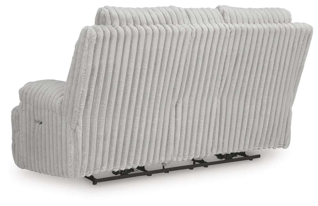 Rhines Falls Power Reclining Loveseat with Console - Pierce Furniture Gallery