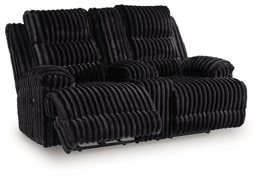 Rhine Falls Reclining Loveseat with Console - Pierce Furniture Gallery