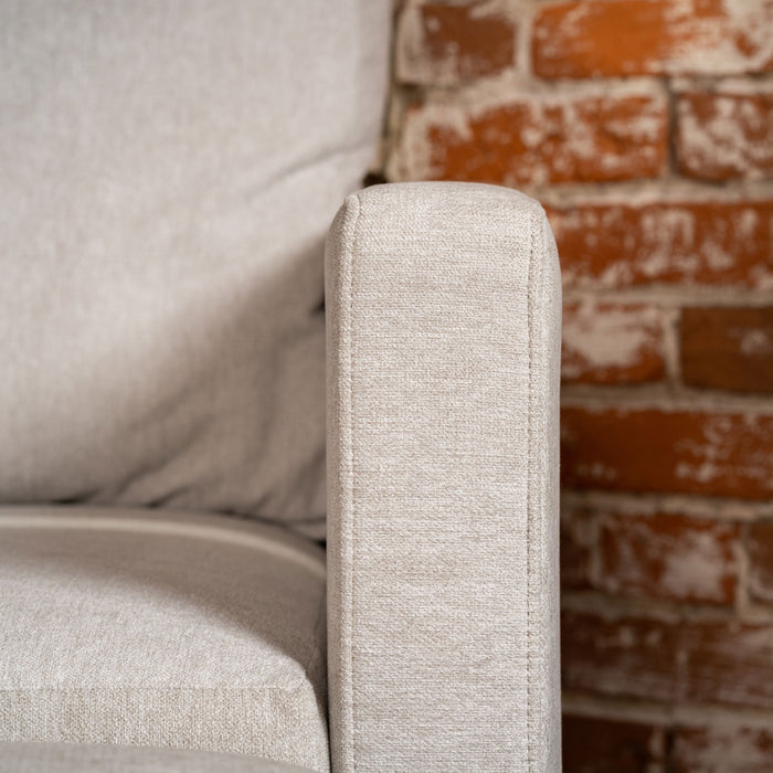 Flex 6-Seat Sectional with Narrow Arm and Ottoman