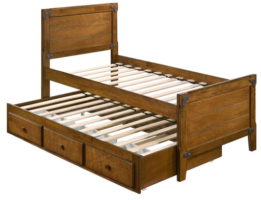 Granger Twin Captain's Bed with Trundle Rustic Honey image
