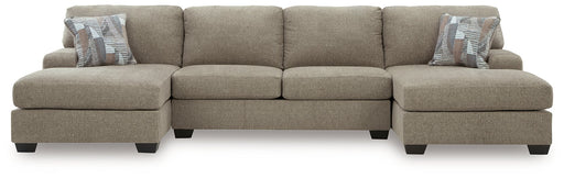Newellen Sectional with Double Chaise - Pierce Furniture Gallery