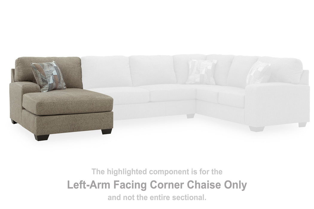 Newellen Sectional with Double Chaise - Pierce Furniture Gallery