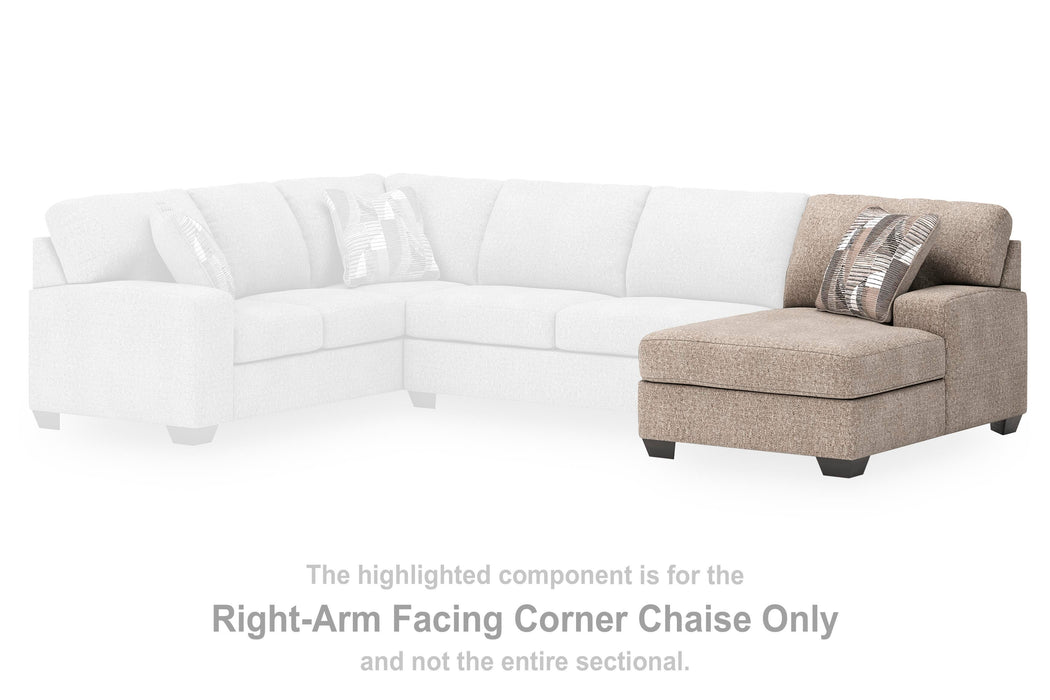 Newellen Sectional with Chaise - Pierce Furniture Gallery