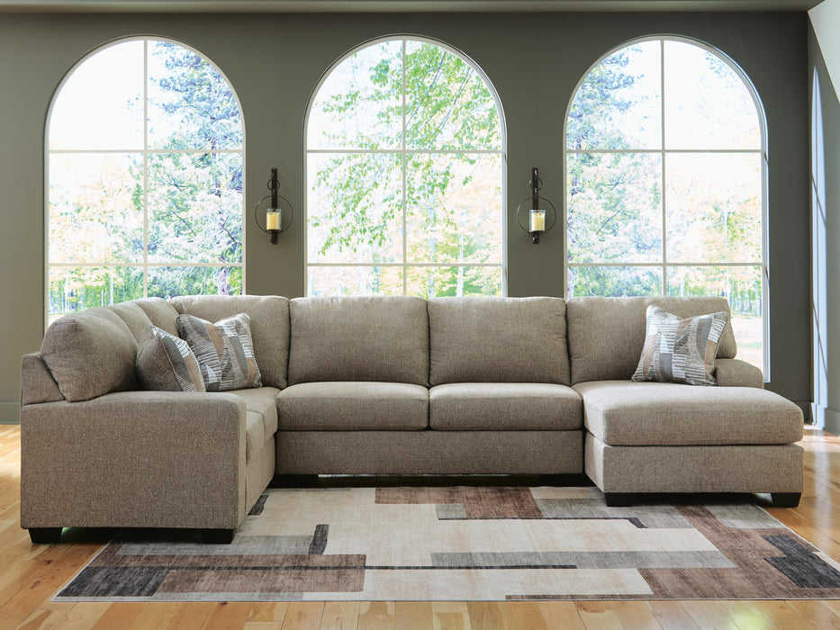 Newellen Sectional with Chaise - Pierce Furniture Gallery