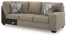 Newellen Sectional with Chaise - Pierce Furniture Gallery
