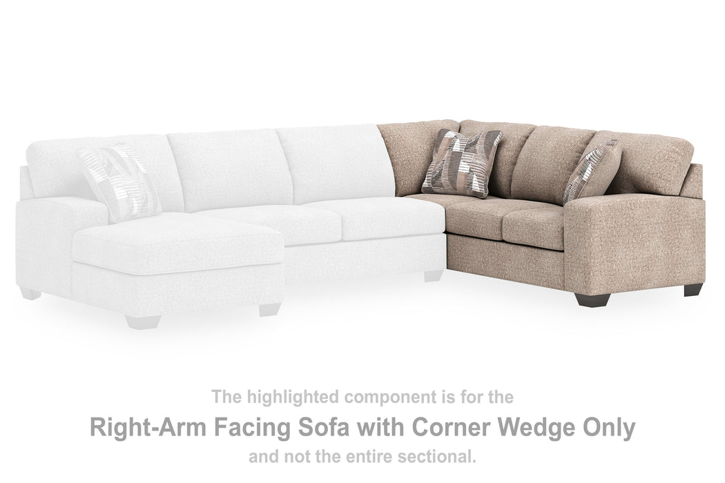 Newellen Sectional with Chaise - Pierce Furniture Gallery