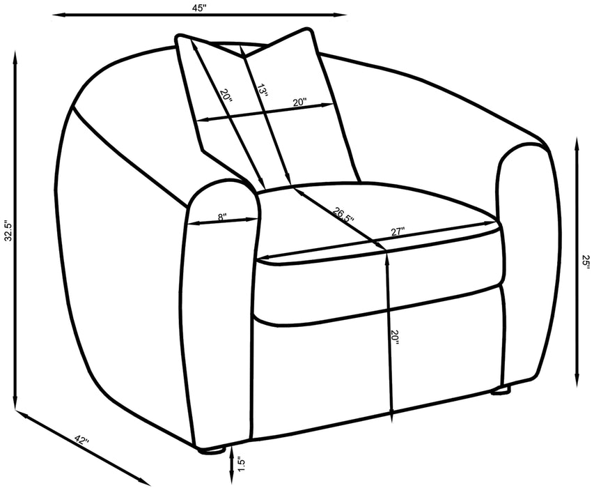 Isabella Stationary 3 Pc Sets - Pierce Furniture Gallery