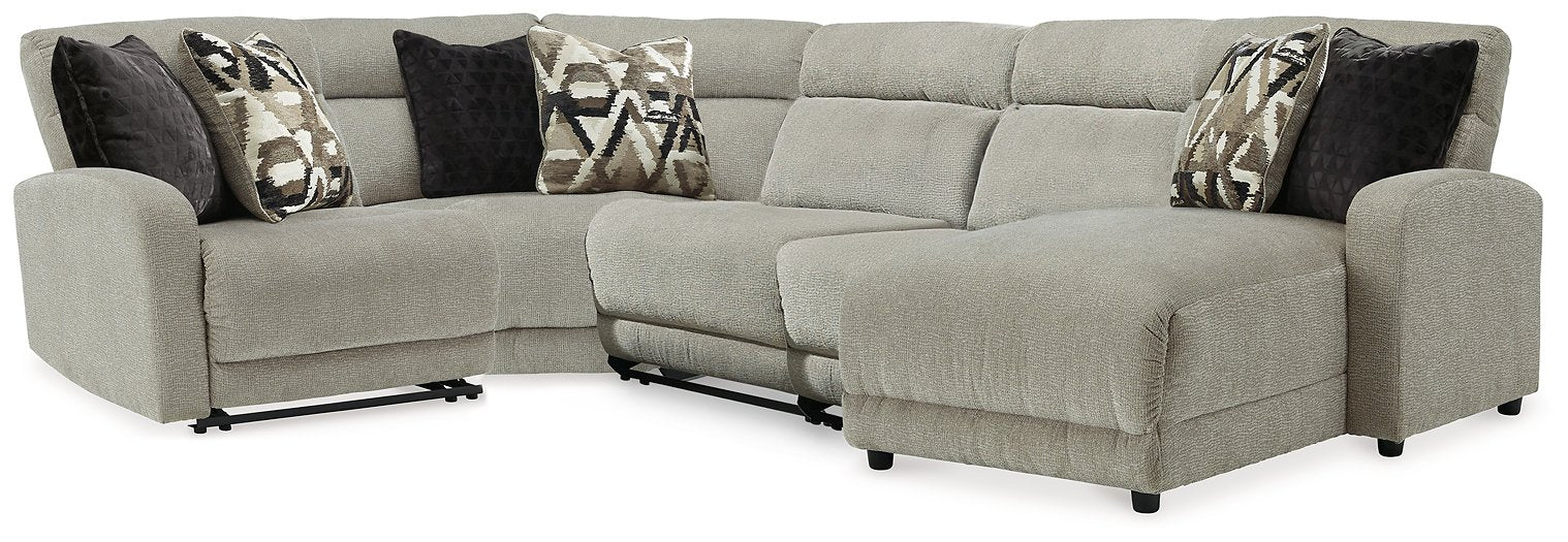 Colleyville Power Reclining Sectional with Chaise - Pierce Furniture Gallery