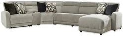 Colleyville Power Reclining Sectional with Chaise - Pierce Furniture Gallery