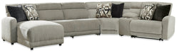 Colleyville Power Reclining Sectional with Chaise - Pierce Furniture Gallery