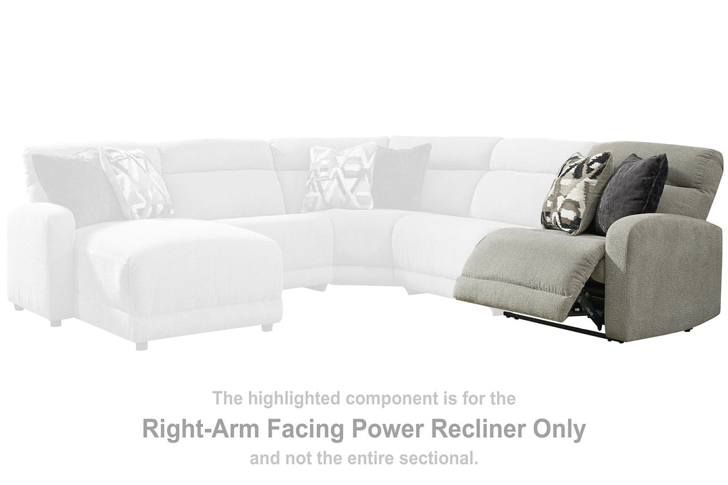 Colleyville Power Reclining Sectional with Chaise - Pierce Furniture Gallery